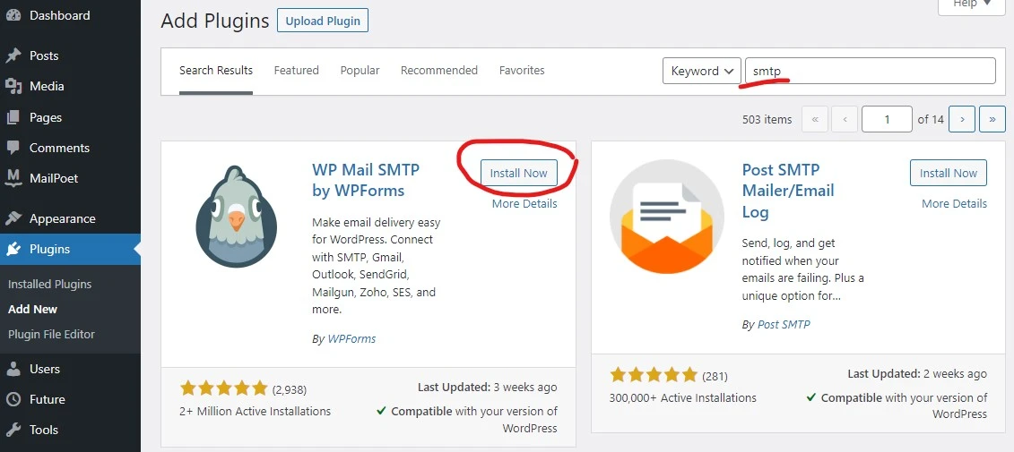best wordpress email SMTP plugin